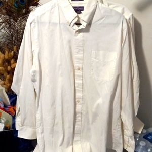 Express  classic  white button down for men